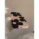 thumbnail image 4 of 1pc Gucadi Black Floral Phone Case For Apple Iphone, 4 of 4