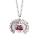 thumbnail image 1 of Purple Zebra ramas ronda animal Collar de girasol collar collar collar colgante, 1 of 3