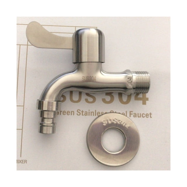 Outdoor And Garden Stainless Steel Faucet Stainless Steel Water Pipe Faucet Adapter For Portable Washer Etc ,Versatile Functionality
