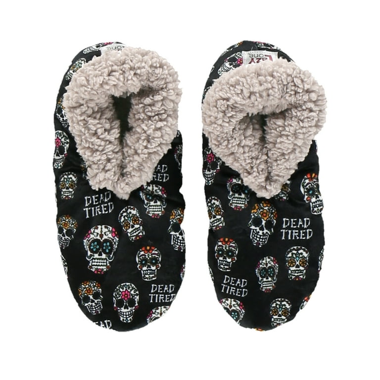 Skull hotsell house slippers