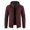 Wine, variant on WWV Men Coat Men's Fall Jacket Hooded Long Sleeved Zipper Pocket Outerwear Solid Color Warm Jacket Loose Fit Festival Tops Coffee