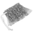 thumbnail image 2 of Falda de malla para fotografía de bebé, vestido de princesa suave y lindo para fotografía de recién nacido con corona para niñas pequeñas, color gris, 2 of 9