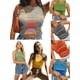 thumbnail image 5 of Sunloudy - Chaleco para mujer, sexy, sin mangas, cuello redondo, tops delgados para fiestas, citas, compras, vacaciones, viajes Sunloudy S M L XL, 5 of 9