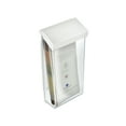 thumbnail image 2 of Outdoor Adhesive Wall Mount Trifold Brochure Holder w/ White Lid for 4"W x 9"H Literature, 2-Pack, 2 of 3