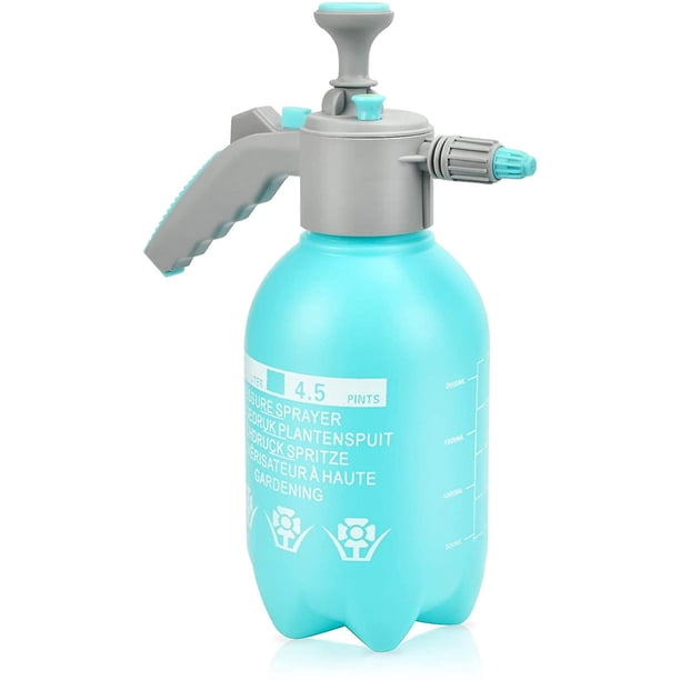 Pulverizador de presión 2l, bote de riego de presión de jardín, atomizador de bomba de alta calidad, boquilla ajustable de botella de riego, para jardinería, Fertiliza Feliz Sencillez