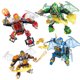 thumbnail image 4 of Bloques de construcción de dragón ninja, minifiguras compatibles, kit de ladrillos, modelo de película clásica, juguetes para niños, 4 of 5