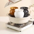 thumbnail image 4 of asddcavvf 400ml Ceramic Stew Pots With Lid RedNote (Xiaohongshu) Chinese Egg Custard Pots Make the and Delicious Soups Kitchenware Divider Cooker Set Nonstick Cooking Utensils Holder for Stove, 4 of 4