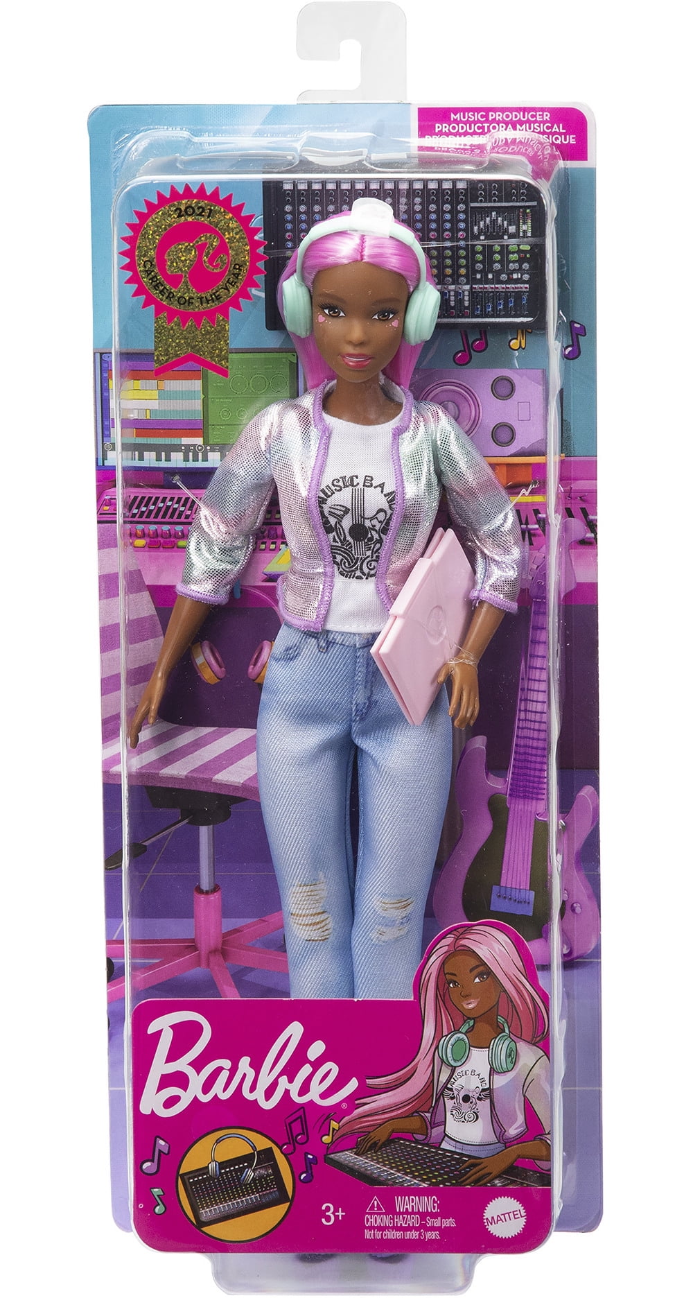 Barbie Career of the year Music Producer Doll (12-in/30.40-cm), 3 & Up 