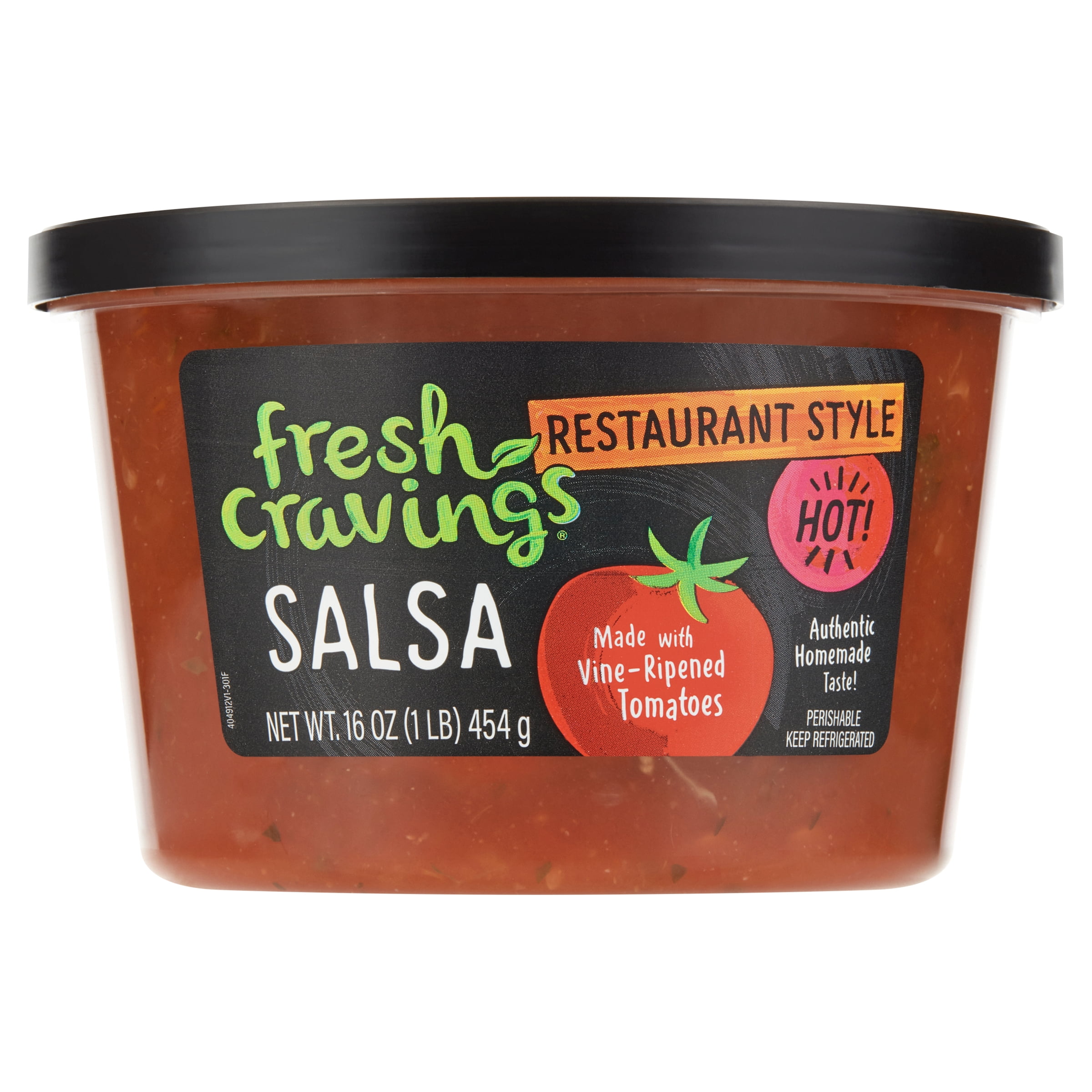 Fresh Cravings Hot Restaurant Style Refrigerated Salsa, 16 Oz