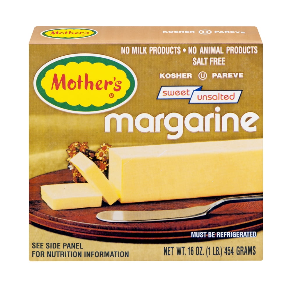 Mother's Sweet Unsalted Margarine, 16 Oz.