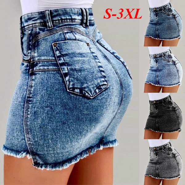 Jeans short skirt Clearance
