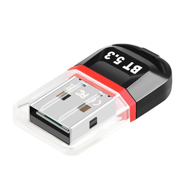Adaptador USB Mini adaptador USB inalámbrico 5.3 compatible con Bluetooth (rojo) Ndcxsfigh Para estrenar