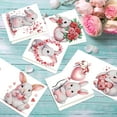 thumbnail image 5 of 6pcs Diamond Painting Kit Greeting Card, Love Bunny 5D DIY Diamond Handmade Holiday Greeting Card with Envelope, Christmas Gift Congratulation, 5 of 7