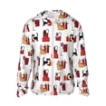 thumbnail image 1 of Balery Cute Cat And Christmas Gift Sudadera ligera de manga larga con capucha y protección solar UPF 50+ para hombre y mujer, ideal para pesca y running-XX-Large, 1 of 7