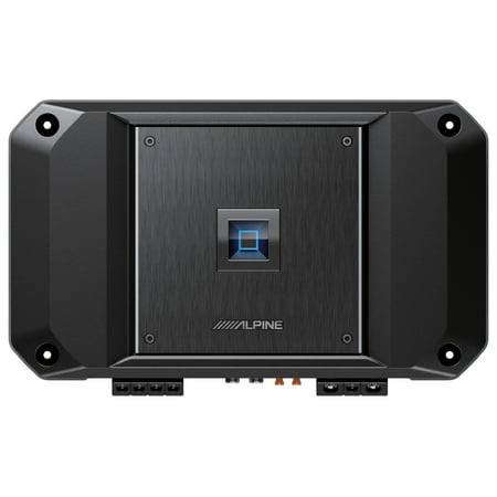 Alpine - R-Series Class D Mono Amplifier with Variable Crossovers - Black