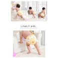 thumbnail image 4 of Reusable Baby Swim Diapers, Adjustable Diaper Swim for Toddlers 6 Months - 3 Years Old, 2 Pack for Swimming Lessons (Elephant, Blue dot Pattern), 4 of 5