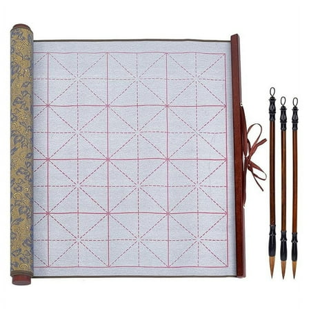 Reusable Water Writing Magic Cloth Inkless Chinese Calligraphy Set of 3 Traditiona G3174