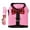 Pink, variant on Walbest Hamster Clothes Harness and Leash Soft Mesh Small Pet Harness Comfort Padded Vest for Ferret, Guinea Pigs, Chinchilla or Similar Small Animals (Black, L)