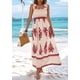 thumbnail image 5 of Vestido PRETTYGARDEN 2025 sin mangas con escote cuadrado y estampado floral XXL, 5 of 5