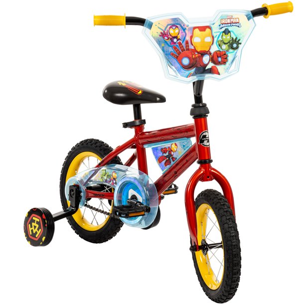 Huffy 12-inch Iron Man and His Amazing Friends Bike for Kids with - Main Image