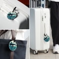 thumbnail image 6 of Whale 2pcs PU Leather Round Bag Tags Suitcase Handbag Tags with Privacy Cover and Name ID Tag for Travel Luggage, Handbags, Backpacks, School Bags, 6 of 6