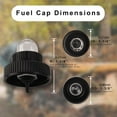 thumbnail image 5 of KCAHPAN A01372A UP05955 Chainsaws Fuels Gas Caps Primers Bulb for XL Replacement, 5 of 11