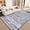 Gray, variant on Cozylore 9'x12' Area Rugs for Living Room Modern Rug Soft Low Pile Non Slip Carpet Machine Washable Indoor Rug for Bedroom Dining Room, Gray