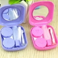 thumbnail image 6 of Ludlz Contact Lens Case Rose Design Portable Contact Lenses Container Holder Storage Box for Home and Travel Travel Portable Pocket Contact Lens Case Glasses Mirror Box Holder Container, 6 of 7