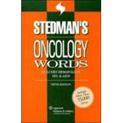 Stedman's Oncology Words: Includes Hematology, HIV & AIDS (Stedman's Word Books), Used [Paperback]