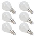 thumbnail image 4 of 6PCS E14 LED Bulbs 4W G45 Vintage Filament Lamp Milky White Glass Bulb White Light Home Decor 220V, 4 of 8