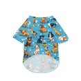 thumbnail image 4 of Small Dog Shirt Dog Clothes for Small Dogs All Over Print Pet Apparel Short Sleeve Dog Shirt Lightweight Breathable Sky Blue Casual Puppy Outfit, 1 Pack, 4 of 5