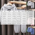 thumbnail image 3 of Futezty Toddler Baby Boy Girl Clothes Long Sleeve Hoodie Sweatshirt Solid Sweatsuit Jogger Set 2pcs Infant Boys Girls Warm Fall Winter Outfit 6M-8T, 3 of 4