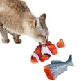 thumbnail image 2 of 2PCS Fish Cat Toy Interactive Simulated Realistic Plush Catnip Toy Cat Chew Toy, 2 of 10