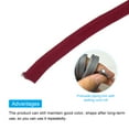 thumbnail image 3 of Uxcell 1Pcs Piping Cord Trim Piping Tape for Sewing DIY Crafting Fabric Edge Trim Wine Red 1/2" x 30 Yard, 3 of 5