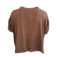 thumbnail image 2 of PURUSHA PEOPLE Women's Peach Nectar Dandelion Boxy Top, Brown, 2X-Large, 2 of 2