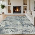 thumbnail image 1 of Area Rug Yidanamy - Alfombra azul (274 x 366 cm), suave y lavable, 1 of 9