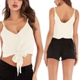 thumbnail image 2 of Top sin mangas Zulema Con cuello en V para mujer verano S blanco, 2 of 8