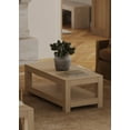 thumbnail image 3 of Maven Lane Paulo Wooden Coffee Table in Weathered White Finish, 3 of 12