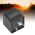 thumbnail image 1 of Relé Intermitente LED Ajustable, Relés De Destello De Coche Impermeables Portátiles ABS, 3 Pines Para Controlar, 1 of 7