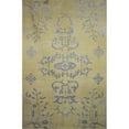 thumbnail image 1 of Pemberly Row 5x8 Hand-Knotted New Zealand Wool Allover Area Rug in Beige, 1 of 2