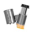 thumbnail image 2 of Folding Pocket Magnifier 60x Magnifying Glass Convenient Adjustable Focal Length Grey, 2 of 9