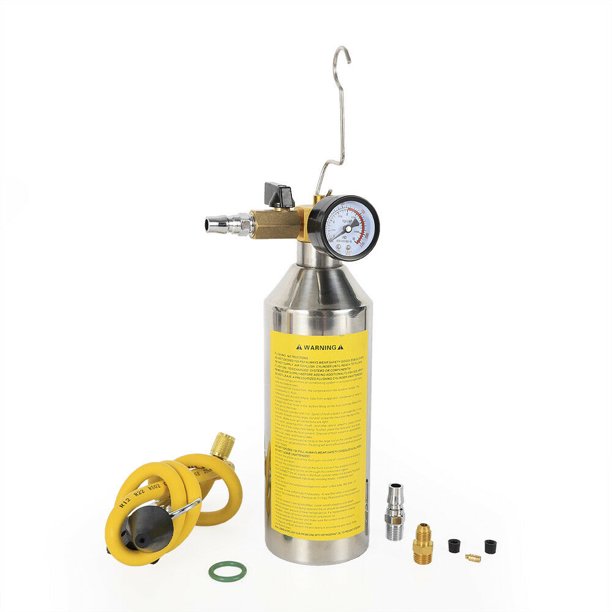 ANQIDI A/C Flush Kit Air Conditioner System Canister Gun Flush Clean