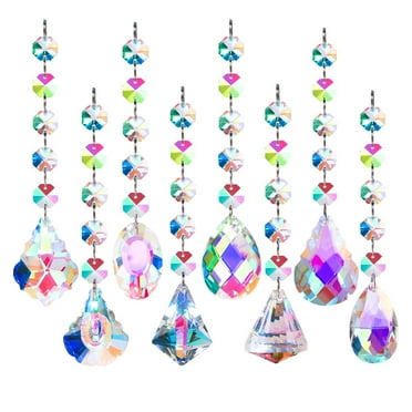 Chandelier Prism Replacement Pendant, Sparkling Crystal for Wedding, Party, and Home Decor, Radiating Dancing Lights