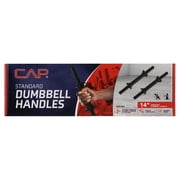 CAP Standard 14 Threaded Dumbbell Handle Set, Black