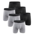 thumbnail image 1 of Natural Feelings Boxer Briefs Mens Underwear Men Pack Soft Cotton Open Fly Underwear, 1 of 15