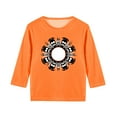 thumbnail image 4 of YUNAFFT Haut Décontracté Imprimé Créatif pour Enfants Manches 3/4 Col Rond Style Festif Ludique, 4 of 6