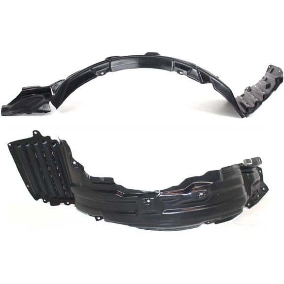Garage-Pro Fender Liner SET Compatible with 2008-2009, 2011-2013 Mitsubishi Lancer Front, Driver and Passenger Side