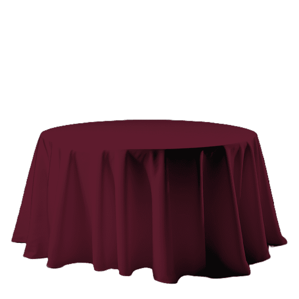 Mantel Para Mesa Redonda Medida 2.90 Diámetro Vino