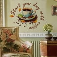 thumbnail image 2 of Pegatinas de Pared de de Café, DecoracióN de Fondo de Restaurante, Mural para CafeteríA, Cocina, HabitacióN, DecoracióN del Hogar, CalcomaníAs Autoadhesivas, 2 of 5