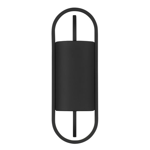 Designers Fountain Nightfall 1 Light Black Outdoor Wall Lantern, D272M-5EW-BK